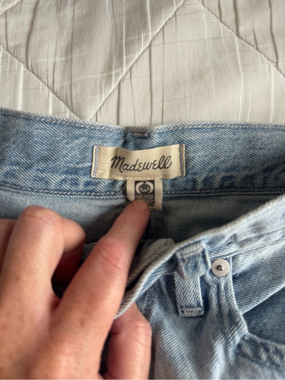 Madewell Pale Blue High-Rise Jeans
